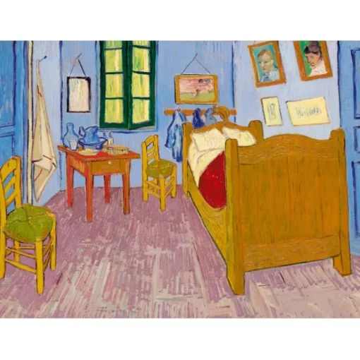 Puzzle Bedroom in Arles, 1888