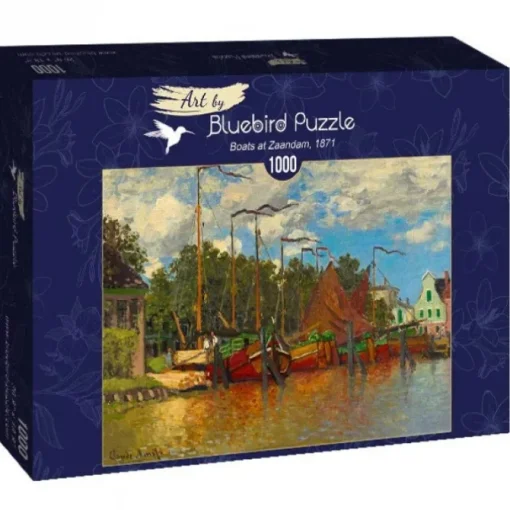 Puzzle Claude Monet - Boats at Zaandam, 1871