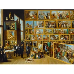 Puzzle David Teniers the Younger - The Art Collection of Archduke Leopold Wilhelm in Brussels, 1652