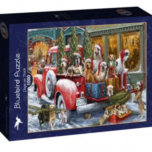 Puzzle Dogs on Truck