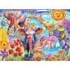 Puzzle Elephants in the Garden