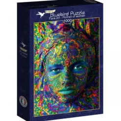 Puzzle Face Art - Portrait of woman
