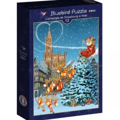Puzzle François Ruyer - Cathédrale de Strasbourg à Noël