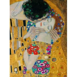 Puzzle Gustave Klimt - The Kiss (detail), 1908