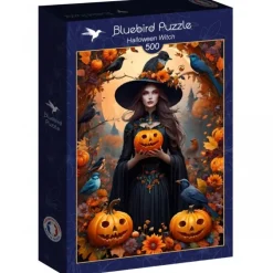 Puzzle Halloween Witch