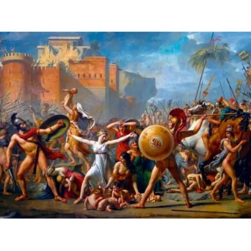 Puzzle Jacques-Louis David - The Intervention of the Sabine Women, 1799