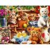 Puzzle Kittens in the Potting Shed