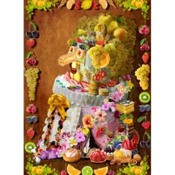 Puzzle La Cantatrice Gâteau inspirée par Arcimboldo