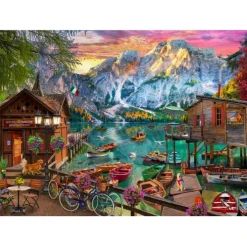 Puzzle Lago Di Braies, Italy
