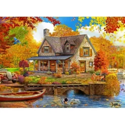 Puzzle Lake House