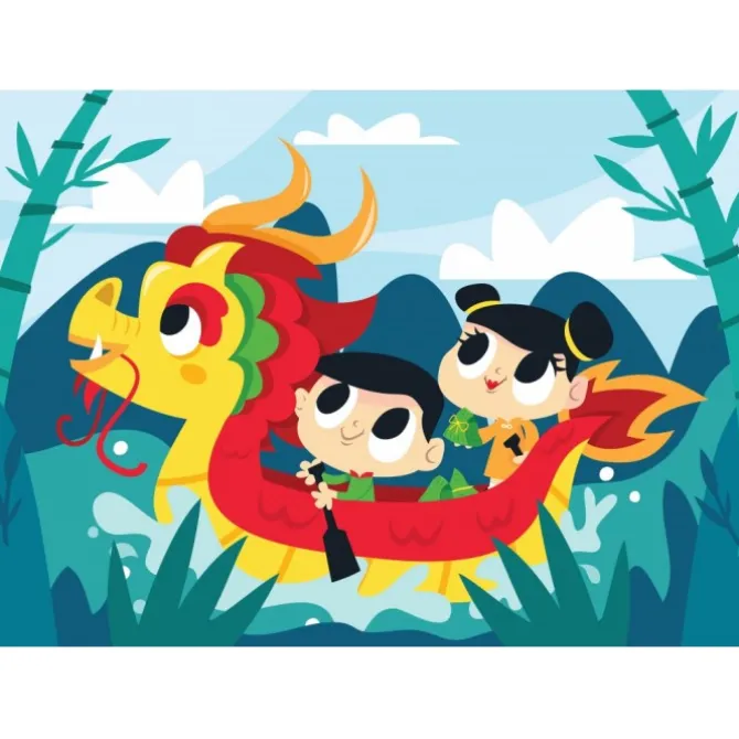 Puzzle Le Bateau Dragon