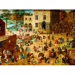 Puzzle Pieter Bruegel the Elder - Children's Games, 1560