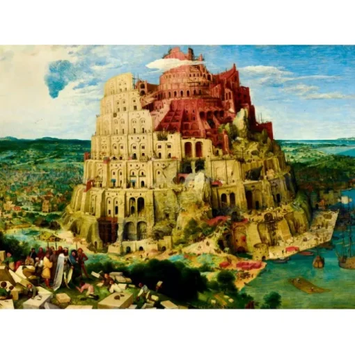 Puzzle Pieter Bruegel the Elder - The Tower of Babel, 1563