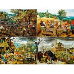 Puzzle Pieter Brueghel the Younger - The Four Seasons