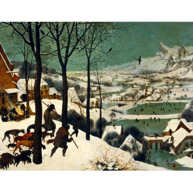 Puzzle Pieter Brueghel the Elder - Hunters in the Snow