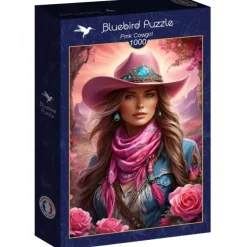 Puzzle Pink Cowgirl