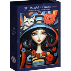 Puzzle Portrait Women And Animals