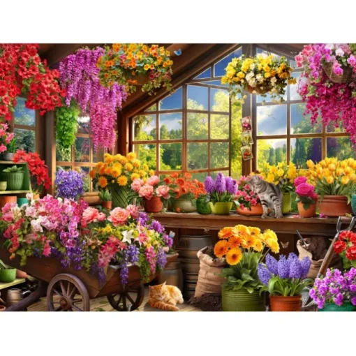 Puzzle Potting Shed