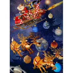 Puzzle Santa Claus is arriving!
