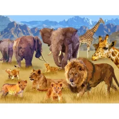 Puzzle Savannah Animals
