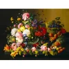 Puzzle Severin Roesen - Still Life, Flowers and Fruit, 1855