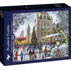 Puzzle Skating Outside Natural History Museum