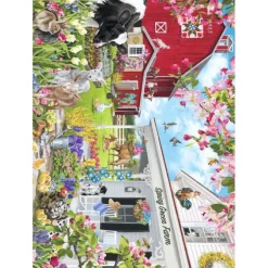 Puzzle Spring Green farm