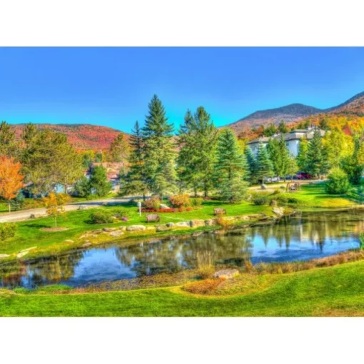 Puzzle Stowe, Vermont, USA