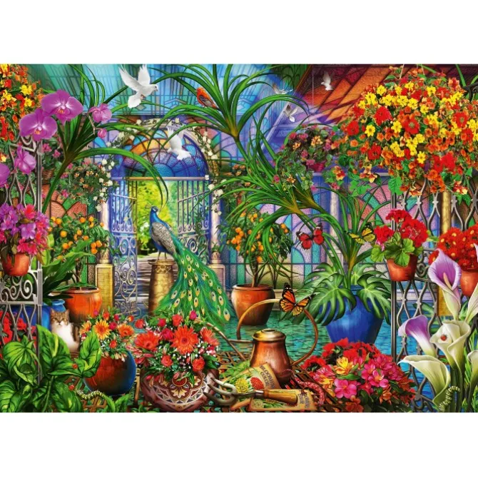 Puzzle Tropical Green House