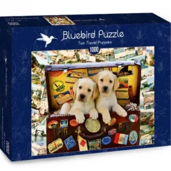 Puzzle Two Travel Puppies