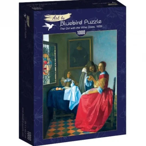Puzzle Vermeer- The Girl with the Wine Glass, 1659