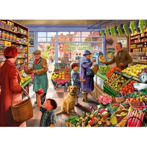 Puzzle Village Greengrocer
