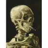 Puzzle Vincent Van Gogh - Head of a Skeleton with a Burning Cigarette, 1886