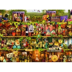 Puzzle Wine Shelf