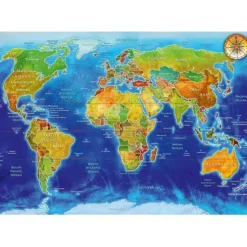 Puzzle World Geo-Political Map