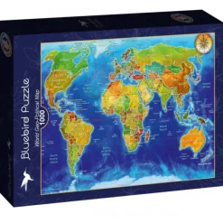 Puzzle World Geo-Political Map